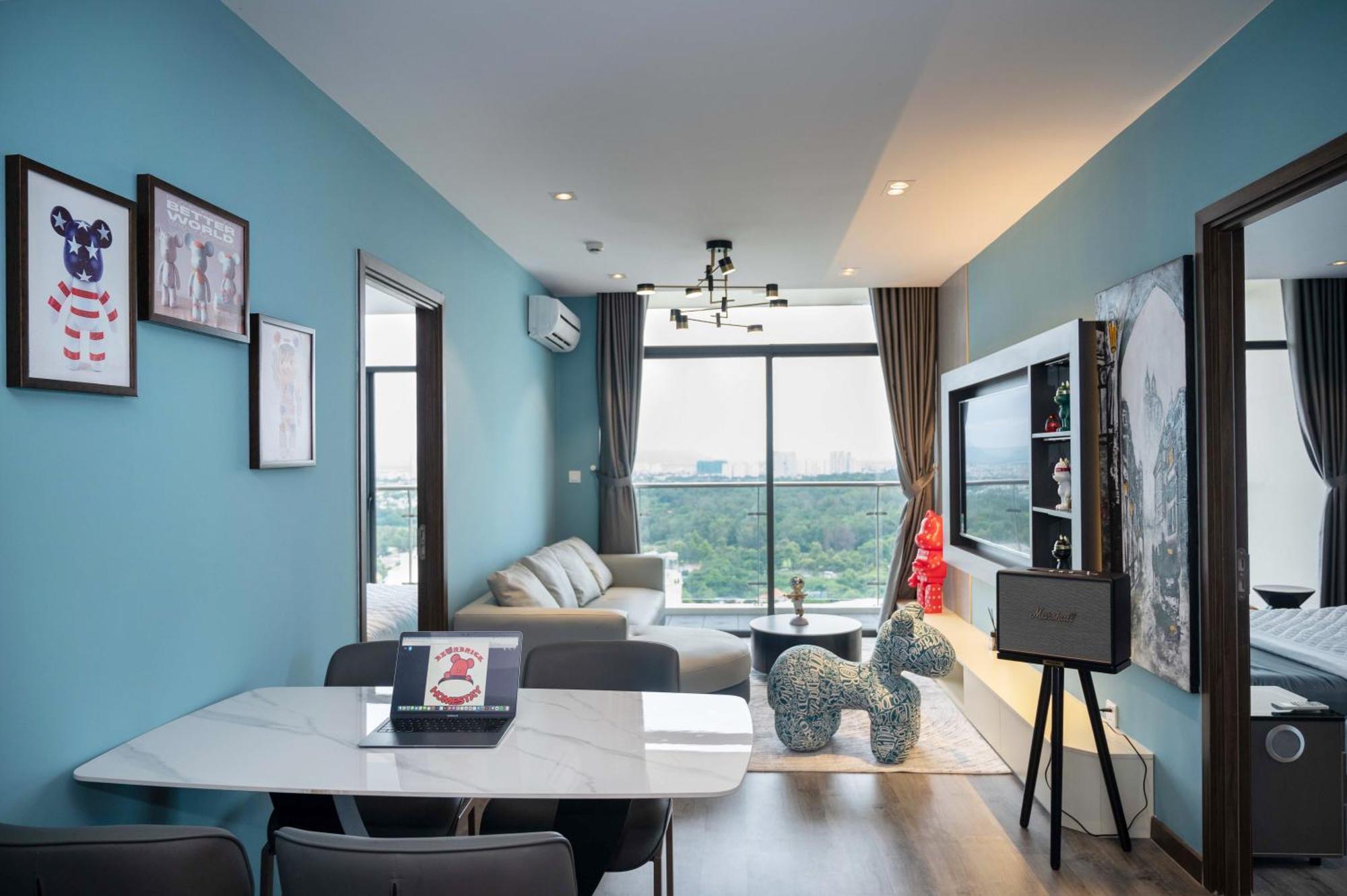Bearbrick Homestay Near Beach, Csj Tower Apartment ブンタオ エクステリア 写真
